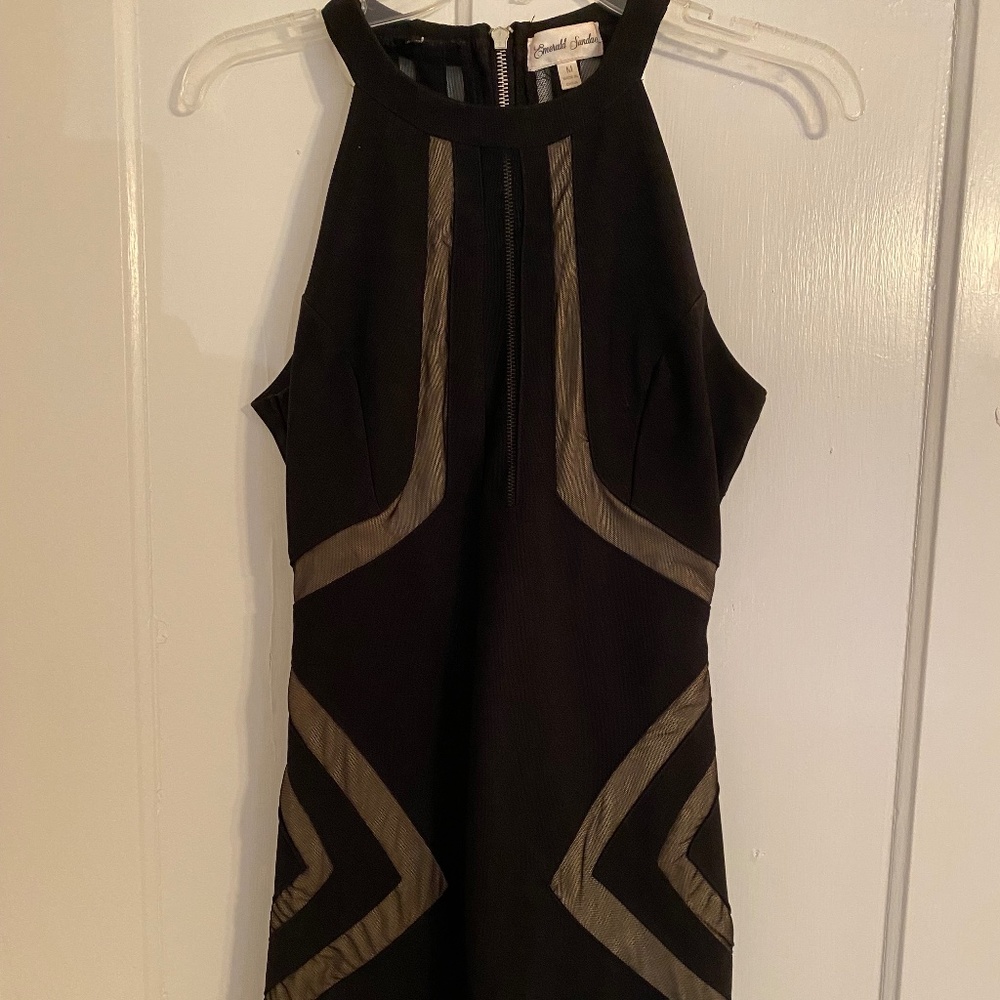 Form-fitting Little Black Dress